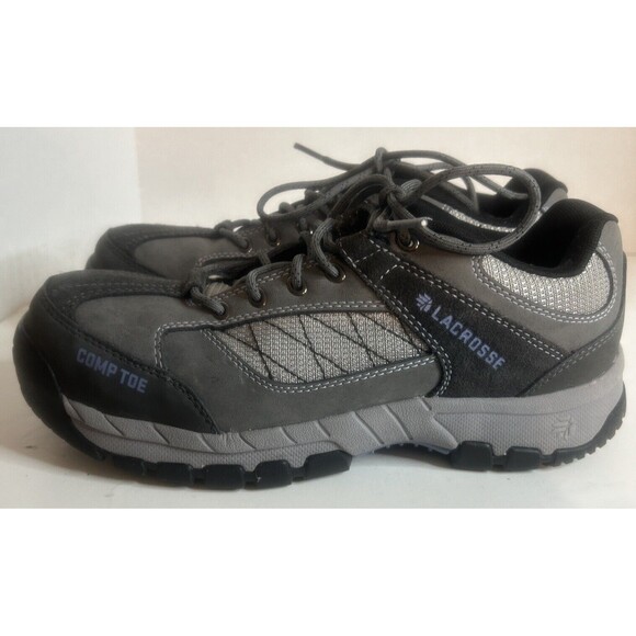 Lacrosse Women’s Quickness 3” Vapor Blue/indigo Comp Toe Work Shoe. Size 8.5. - Picture 4 of 10